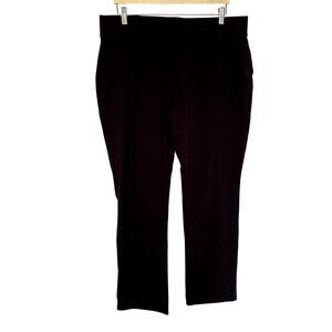 Lands' End elastic waist comfortable trousers women's size XL curvy fit casual